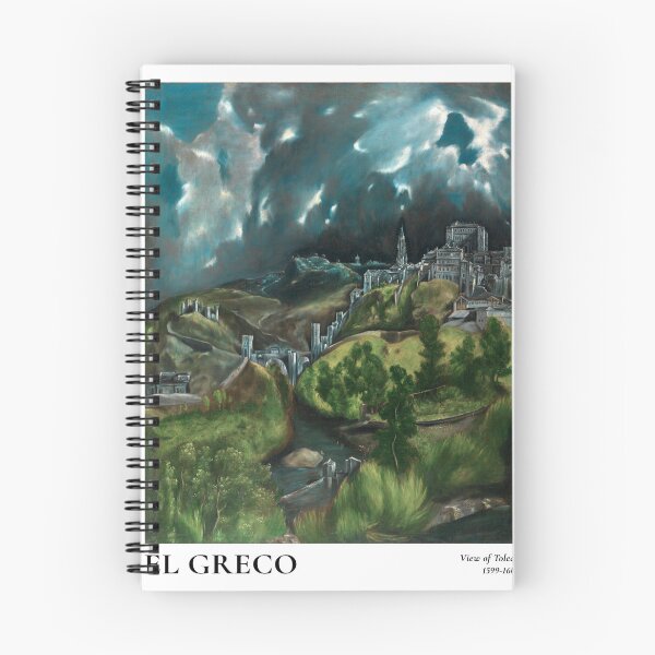 Item preview, El Greco, View of Toledo, cotton bag, shower curtain, mousse pad, hat, stickers designed and sold by Suzana Djordjevic.