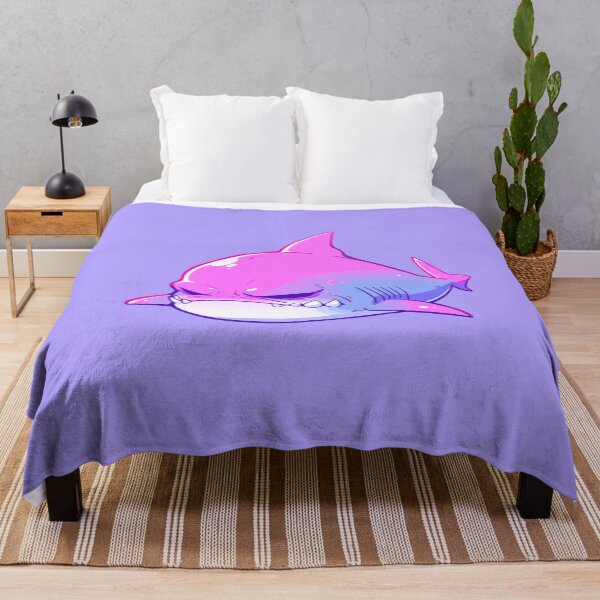 Item preview, Big Pink Grumpy Shark designed and sold by SweetClicks123.