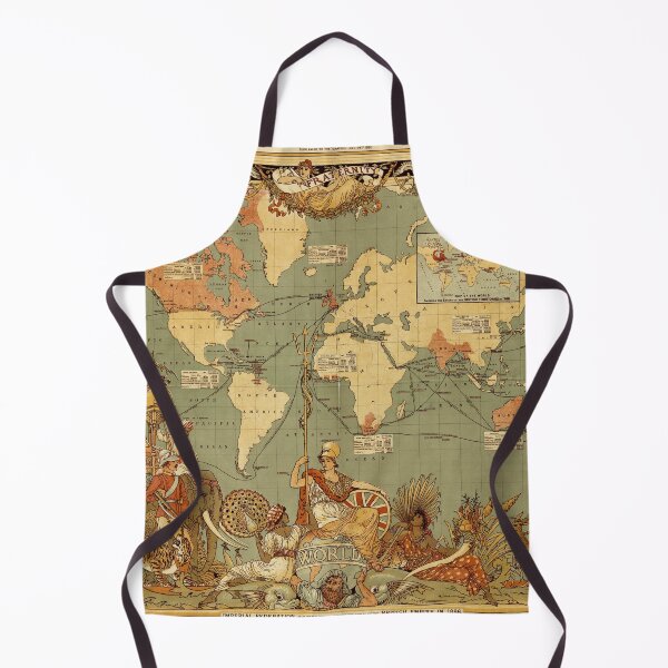 Item preview, Antique Map of the World Vintage designed and sold by antiqueart.