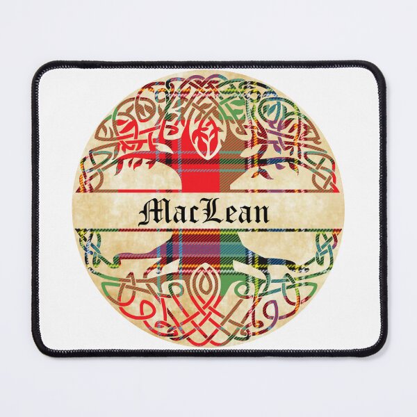 Item preview, MacLean Tree of Life Clan Scottish Surname tartan designed and sold by BagTown Clans.