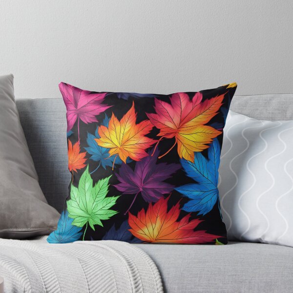 Item preview, Multicoloured maple leafs designed and sold by Trendy-Artistry.