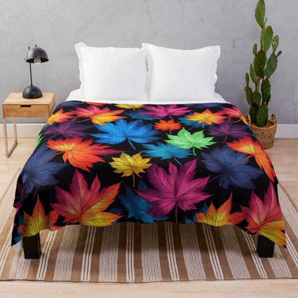 Item preview, Multicoloured maple leafs designed and sold by Trendy-Artistry.