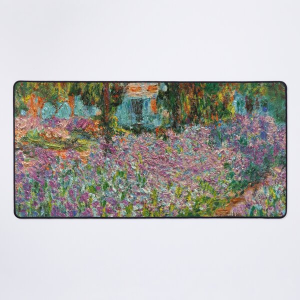 Aperçu de l'œuvre Iris dans le jardin de Monet à Giverny par Claude Monet créée et vendue par antiqueart.
