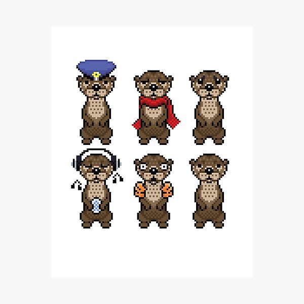 Item preview, Otters designed and sold by MightyNjal.