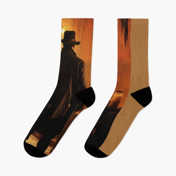 Item preview, "Lone Gunslinger's Stance: Weathered Saloon's Echoes of the Old West. designed and sold by Newpixelland.