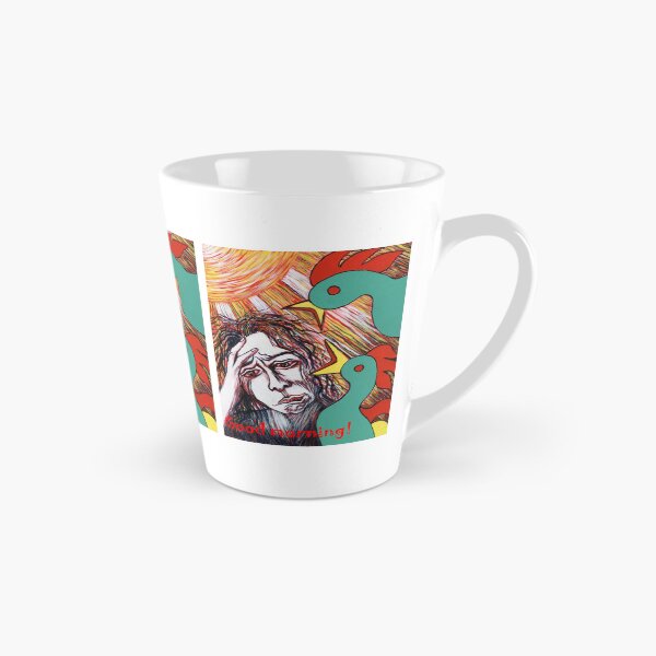 Item preview, morning humour art mug designed and sold by Marion Yeo.