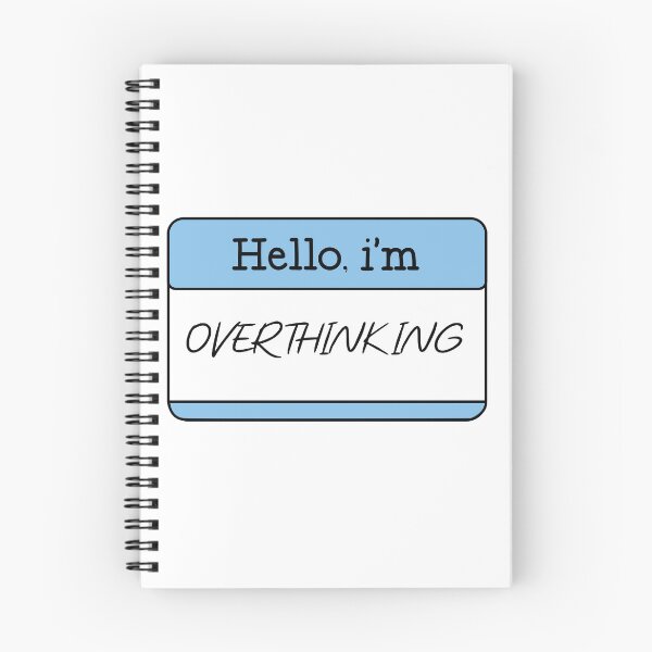 Item preview, hello i am overthinking designed and sold by Safa  Reda.