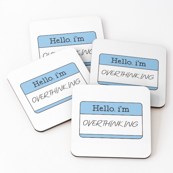 Item preview, hello i am overthinking designed and sold by Safa  Reda.