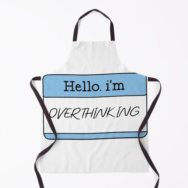 Item preview, hello i am overthinking designed and sold by Safa Reda.