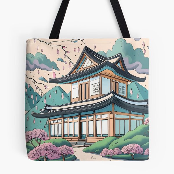 Item preview, Old Traditional Korean house Hanok Drawing designed and sold by Patricks-Art.