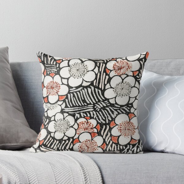 Item preview, Watanabe Seitei Poster Floral Pattern, sticker, scarf, tapestry, shower curtain, pet blancket designed and sold by Suzana Djordjevic.