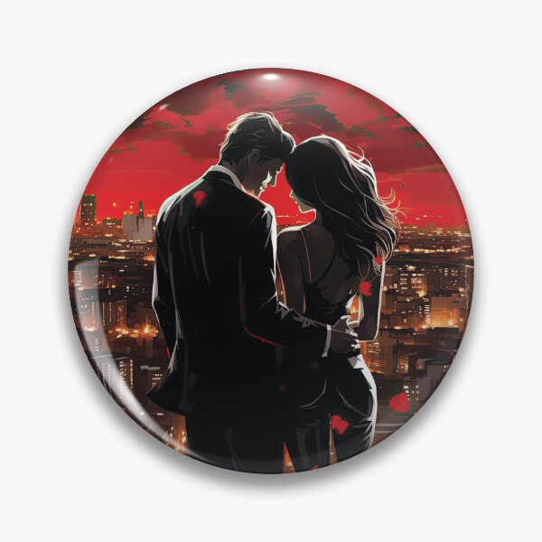 Item preview, couple looking at the city designed and sold by VasaJeBre.