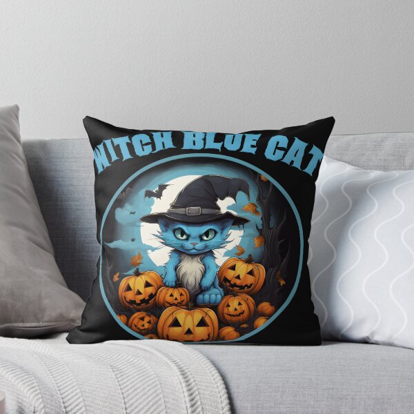 Item preview, Witch blue cat  designed and sold by GediaPrints.
