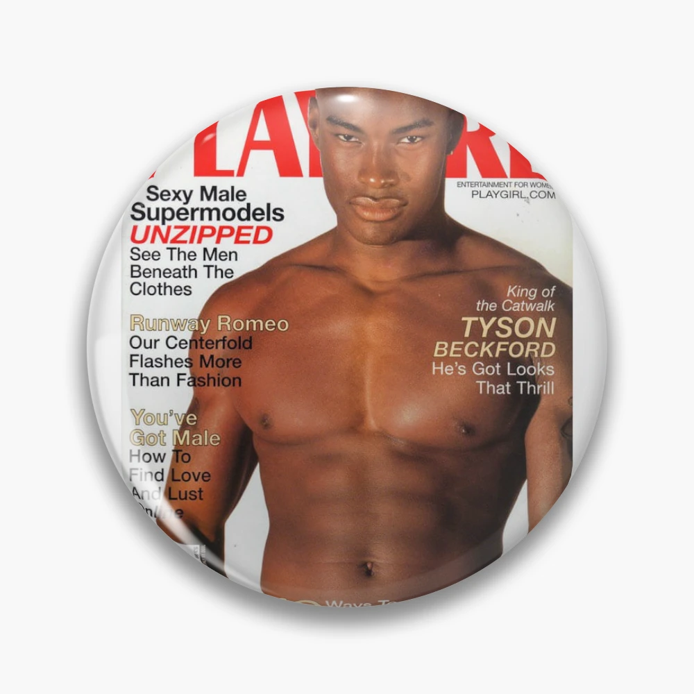 PLAYGIRL magazine, Tyson Beckford Unzipped.