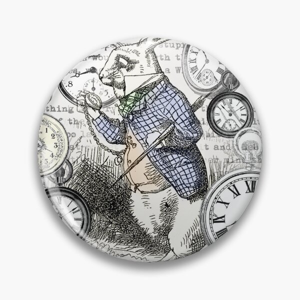 Item preview, White Rabbit Alice in Wonderland Watches Time designed and sold by antiqueart.