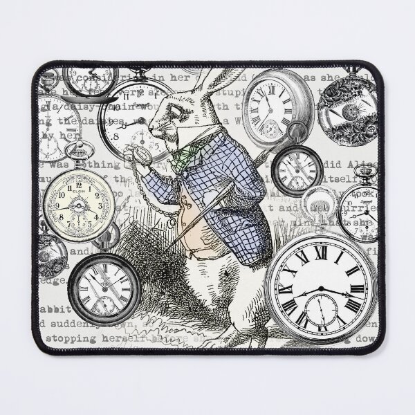 Item preview, White Rabbit Alice in Wonderland Watches Time designed and sold by antiqueart.