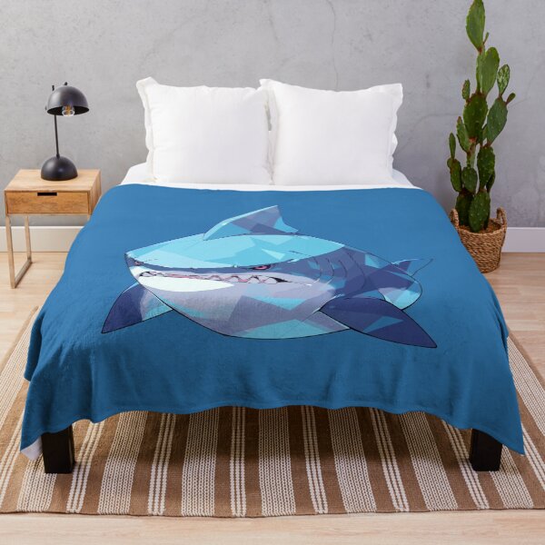 Item preview, Big Blue Grumpy Shark designed and sold by SweetClicks123.