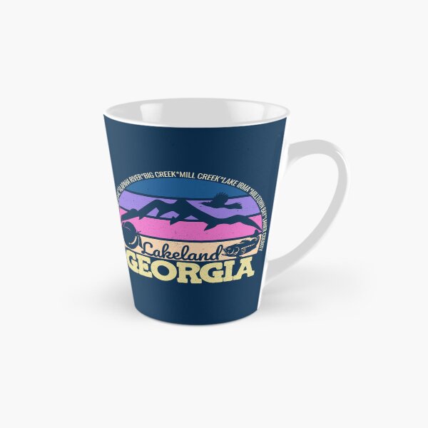 Item preview, Lakeland Georgia Sunset Retro Vintage Local Pride Logo designed and sold by CRHPOD20.