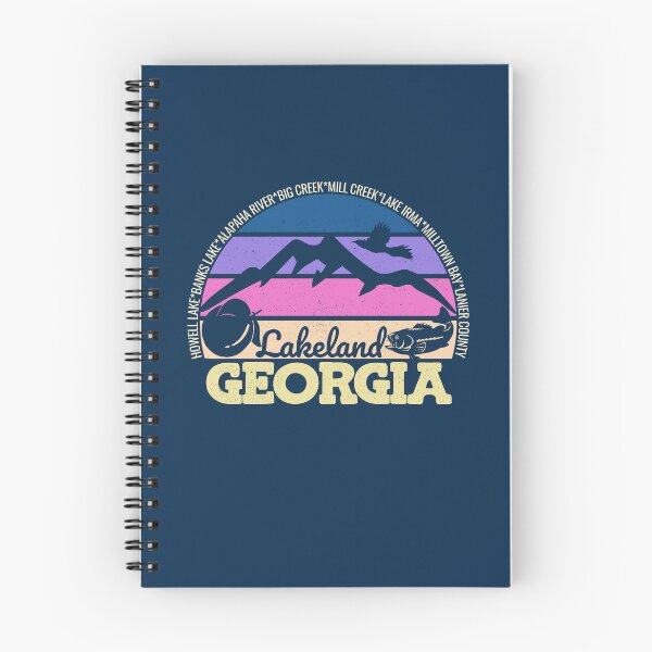 Item preview, Lakeland Georgia Sunset Retro Vintage Local Pride Logo designed and sold by CRHPOD20.