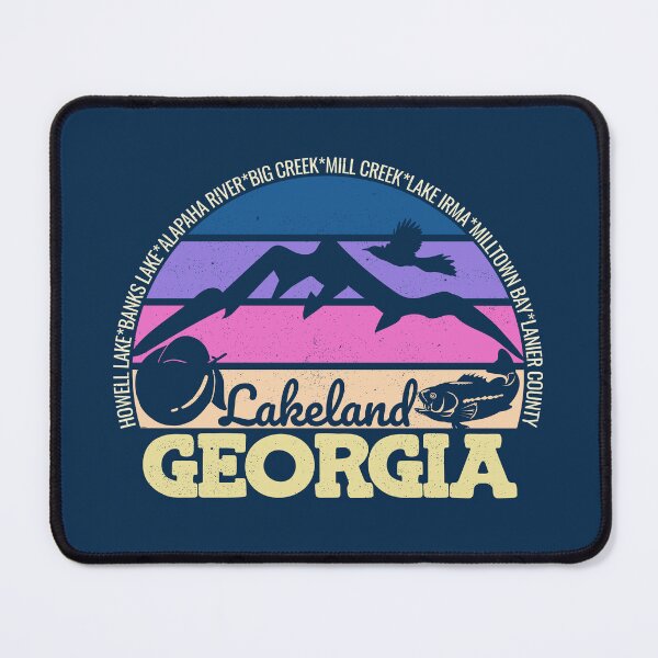 Item preview, Lakeland Georgia Sunset Retro Vintage Local Pride Logo designed and sold by CRHPOD20.