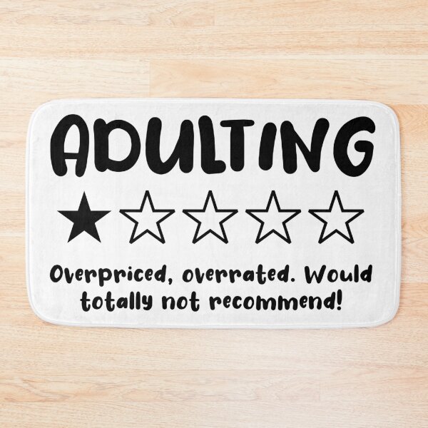 Item preview, adulting is overrated designed and sold by Ssc325.