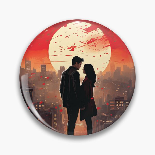 Item preview, couple looking at the city designed and sold by VasaJeBre.