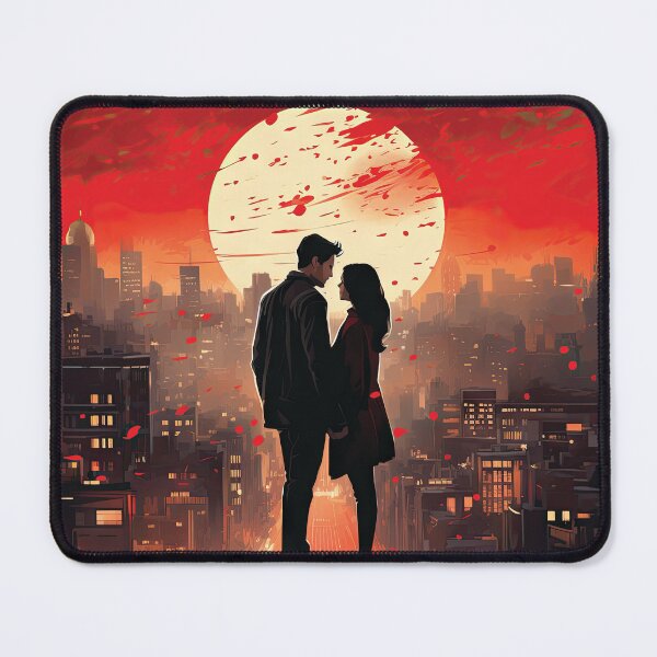Item preview, couple looking at the city designed and sold by VasaJeBre.