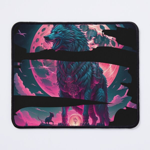 Item preview, Werewolf spirit moonlit vaporwave designed and sold by OnPointWear.