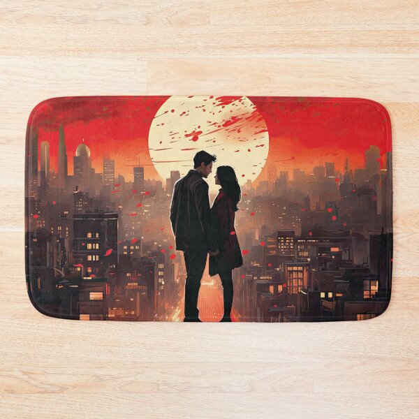 Item preview, couple looking at the city designed and sold by VasaJeBre.