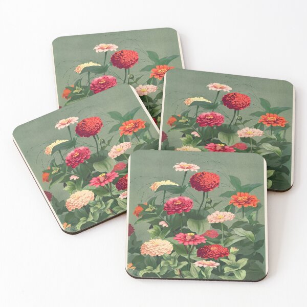 Item preview, Flowers 1884, tapistery, stickers, bottle, shower curtain designed and sold by Suzana Djordjevic.
