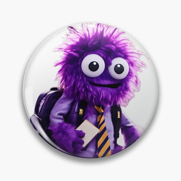 Item preview, Cute purple monster goes to school. designed and sold by Zen-Hues.