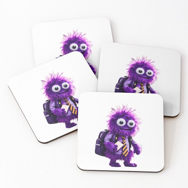 Item preview, Cute purple monster goes to school. designed and sold by Zen-Hues.