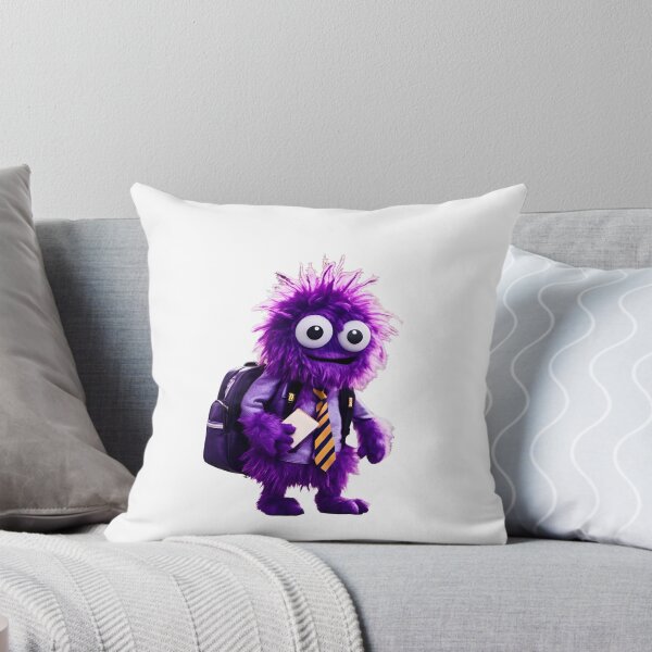 Item preview, Cute purple monster goes to school. designed and sold by Zen-Hues.
