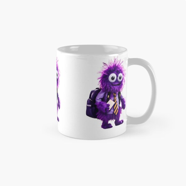 Item preview, Cute purple monster goes to school. designed and sold by Zen-Hues.