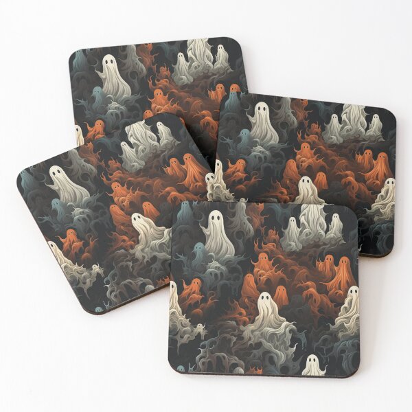Item preview, Pastel Ghosts Halloween Pattern designed and sold by wizardsncastles.