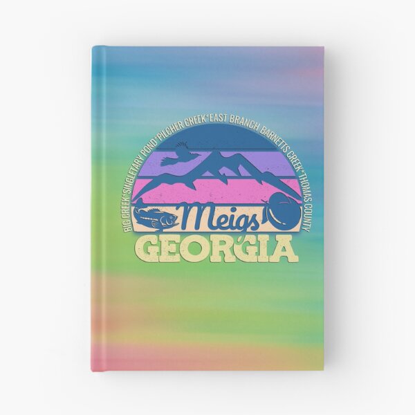 Item preview, Meigs Georgia Sunset Retro Vintage Local Pride Logo designed and sold by CRHPOD20.
