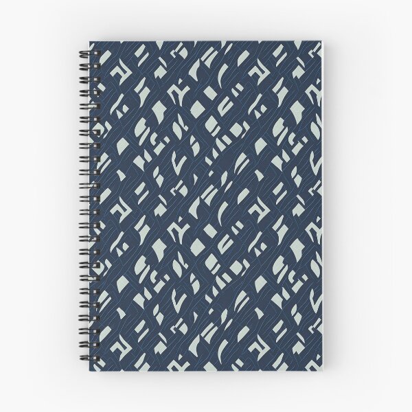 Item preview, Pattern in preppy style - shades of blue designed and sold by biiid.