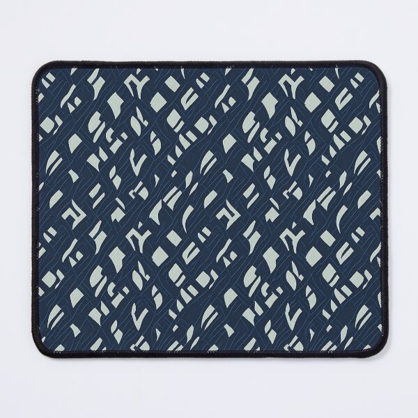 Item preview, Pattern in preppy style - shades of blue designed and sold by biiid.