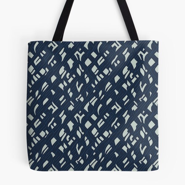 Item preview, Pattern in preppy style - shades of blue designed and sold by biiid.