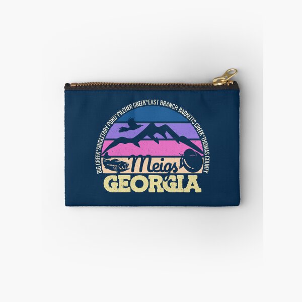 Item preview, Meigs Georgia Sunset Retro Vintage Local Pride Logo designed and sold by CRHPOD20.