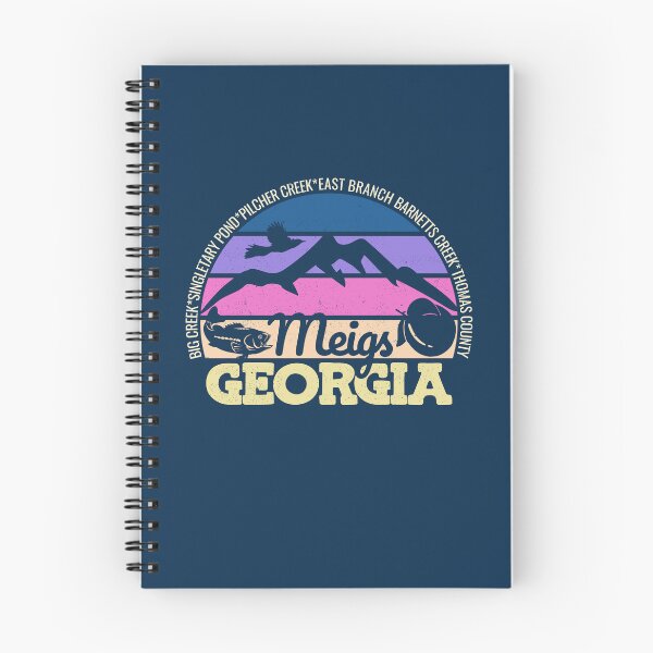 Item preview, Meigs Georgia Sunset Retro Vintage Local Pride Logo designed and sold by CRHPOD20.