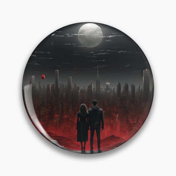 Item preview, couple looking at the city designed and sold by VasaJeBre.