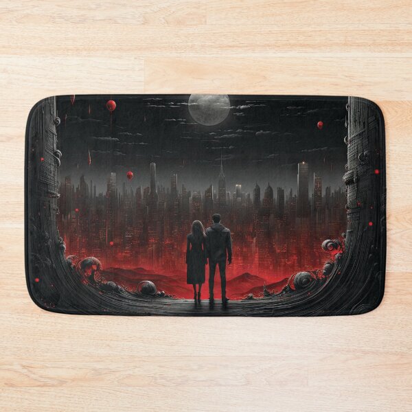 Item preview, couple looking at the city designed and sold by VasaJeBre.