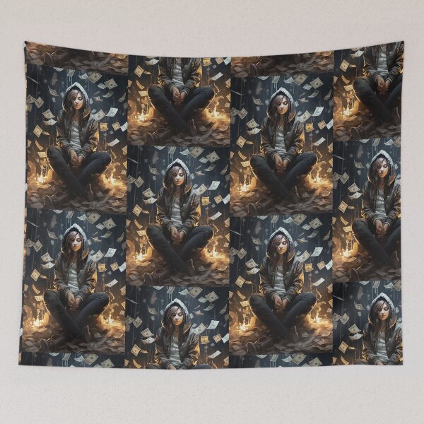 Item preview, chica del dinero designed and sold by ArtemNovus.