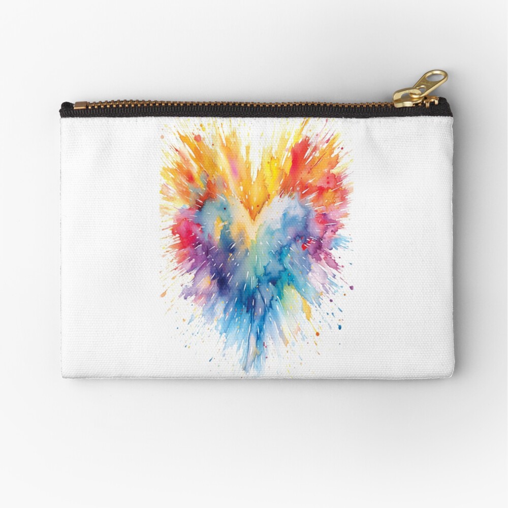 Item preview, Zipper Pouch designed and sold by ColorsByNatasha.