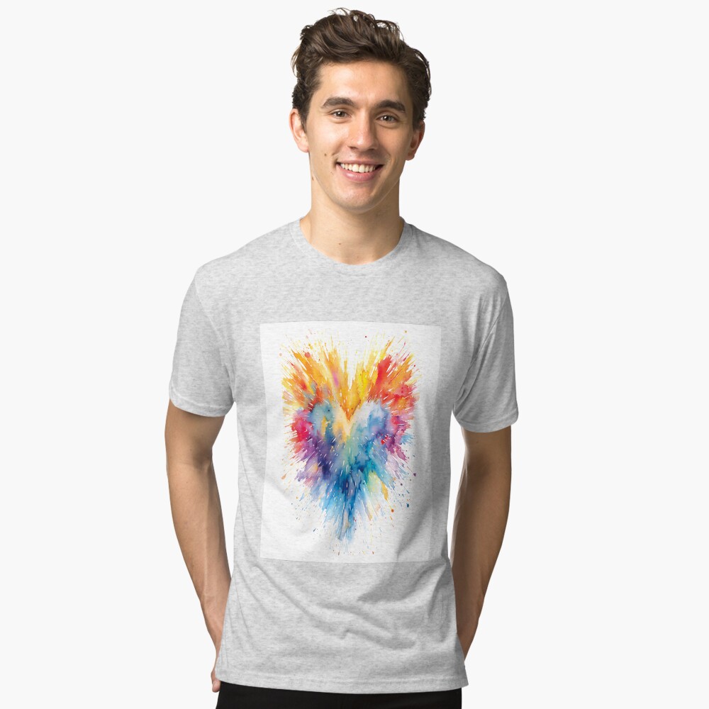 Item preview, Tri-blend T-Shirt designed and sold by ColorsByNatasha.