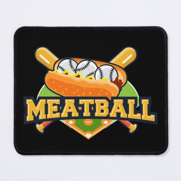 Item preview, Funny Baseball Lover Meatball Baseball Slang Easy Pitch To Hit Thrown Right Down The Middle of the Plate designed and sold by UniQueensShop.