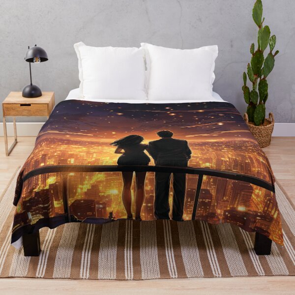 Item preview, couple looking at the city designed and sold by VasaJeBre.