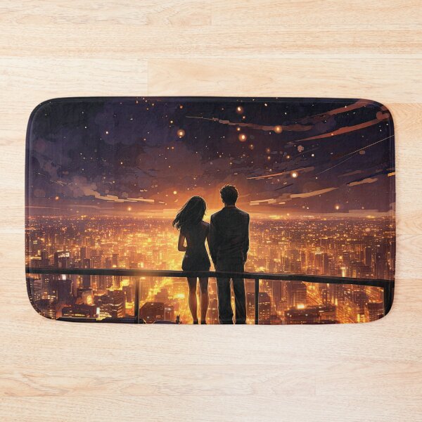 Item preview, couple looking at the city designed and sold by VasaJeBre.