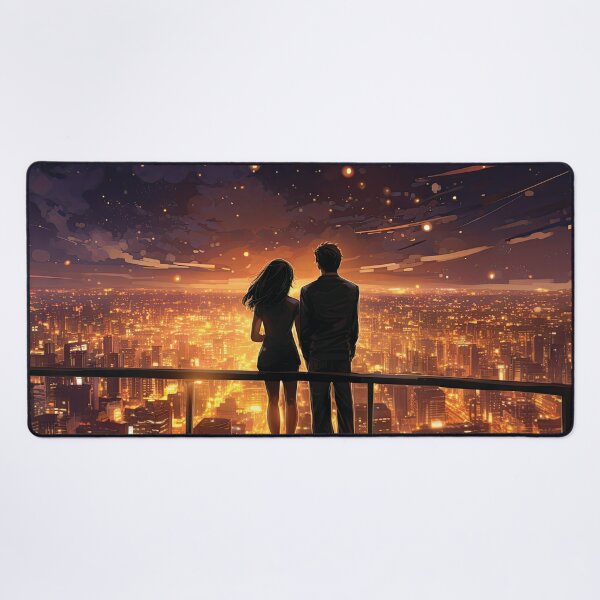 Item preview, couple looking at the city designed and sold by VasaJeBre.
